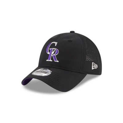 Sapca New Era Colorado Rockies MLB Perforated Pivot 9TWENTY Adjustable - Negrii